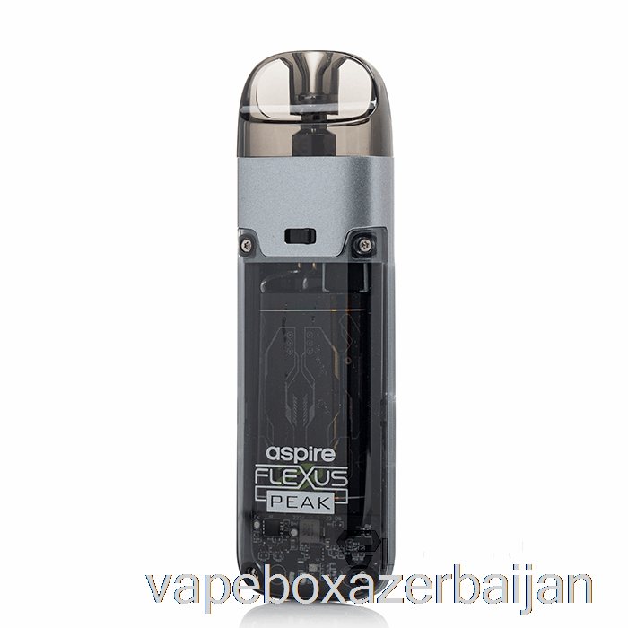 E-Juice Vape Aspire Flexus Peak Pod System Silver Frost